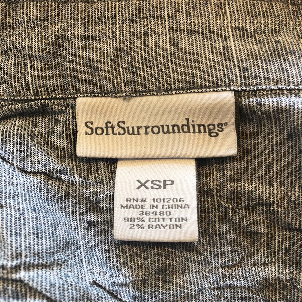 Soft Surroundings Crinkled Button Front Shirt - image 6